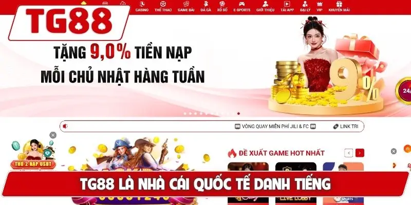TG88 ⭐ Nhà Cái Uy Tín 2026 | Link TG 88 Chính Thức Nhận 88K 18 TG88 là nhà cái quốc tế danh tiếng